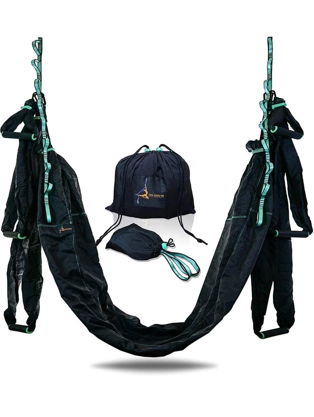 Premium Aerial Hammock anti Gravity Yoga Swing Kit - Acrobat Flying Sling